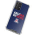 University of Arizona Wildcats Logo Split Blue Galaxy A72 5G Clear Case